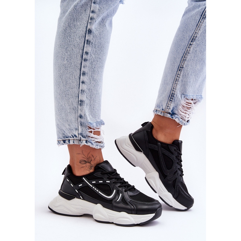 FG2 Scarpe Sportive Sneakers Donna Nere Feluci nero 1