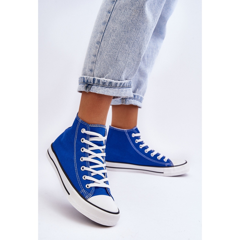 FR1 Sneakers Classiche da Donna Alte Blu Remos 1