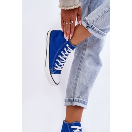 FR1 Sneakers Classiche da Donna Alte Blu Remos 2