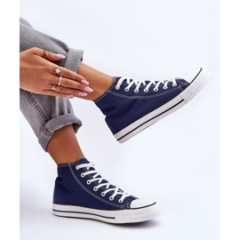 Sneakers Alte Classiche Da Donna Blu Navy Remos 1