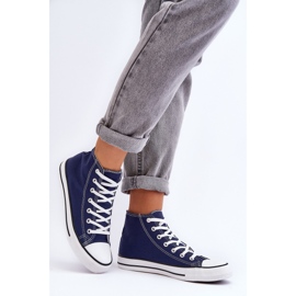 Sneakers Alte Classiche Da Donna Blu Navy Remos 2