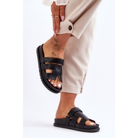 Pantofole Molie nere da donna classiche nero 2