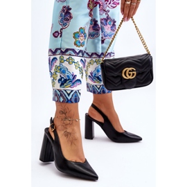 Pompe peep toe classiche nere amore mio nero 1