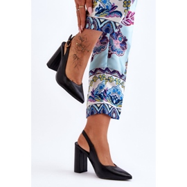 Pompe peep toe classiche nere amore mio nero 2