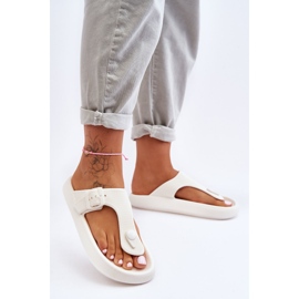 Infradito in schiuma da donna Apollo bianco 1