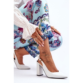 Décolleté Peep Toe classiche Bianche Amore mio bianca 1