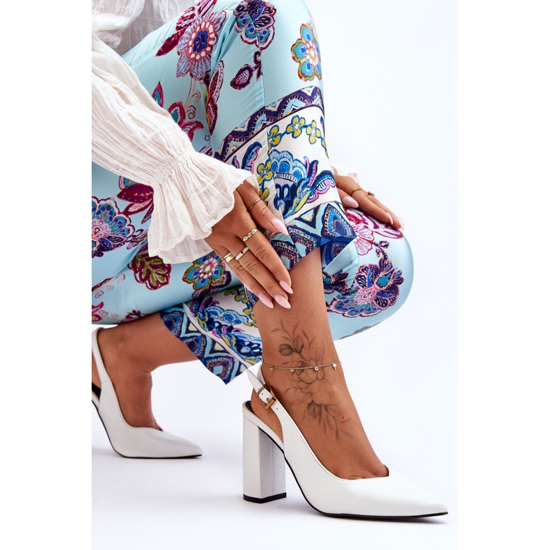 Décolleté Peep Toe classiche Bianche Amore mio bianco 1
