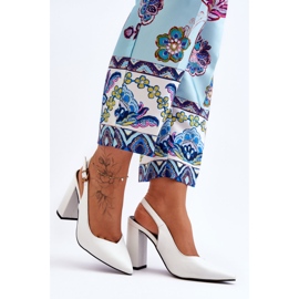 Décolleté Peep Toe classiche Bianche Amore mio bianco 2