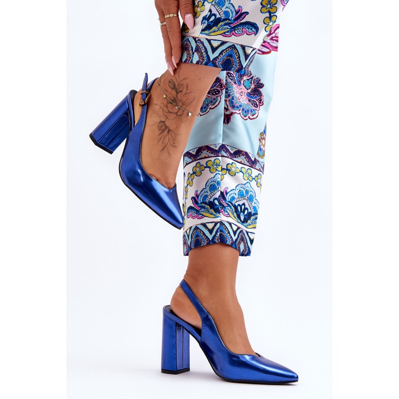 Décolleté classiche con tacco alto Blue My Love 1