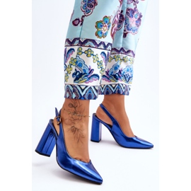 Décolleté classiche con tacco alto Blue My Love 2