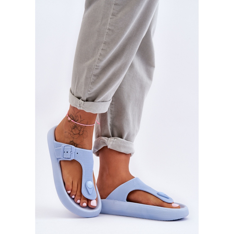 Infradito in schiuma blu Apollo da donna 2