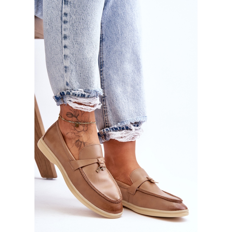PM1 Mocassini Classici da Donna Marrone Cortez 1