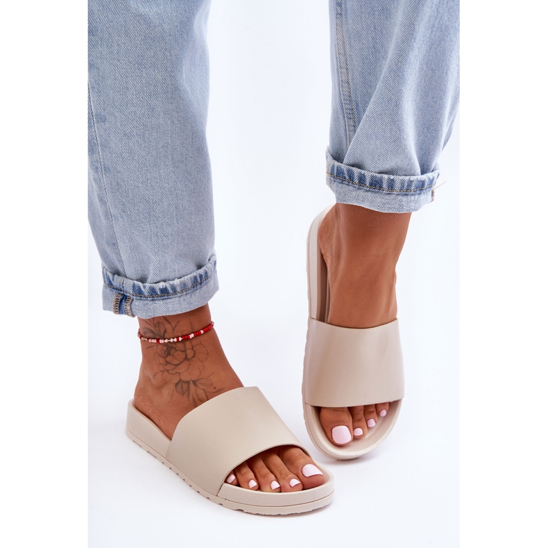 Pantofole da donna classiche Beige Rolien 1