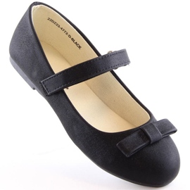 Ballerine con velcro eVento Jr EVE407C nere nero 1