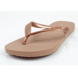Infradito Havaianas in oro rosa d'oro 1