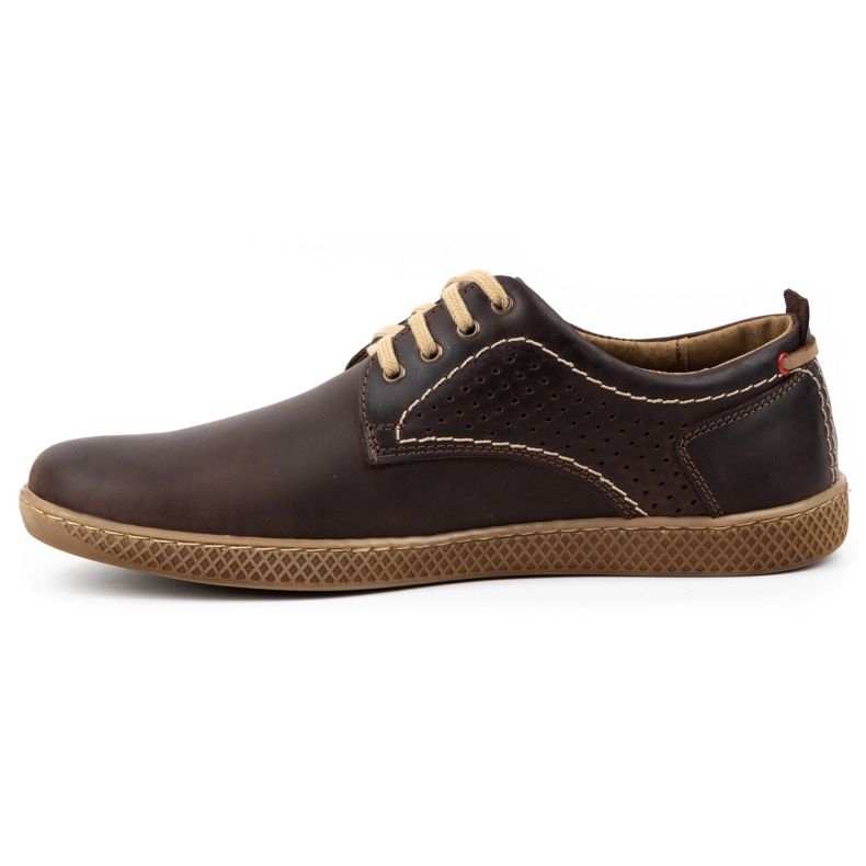 Olivier Scarpe casual da uomo 302GT marrone 1