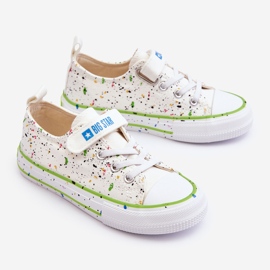Sneakers con velcro per bambini Big Star LL374062 Bianche bianca 1