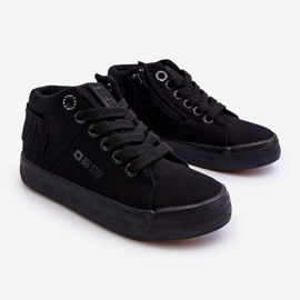 Sneakers Classiche Alte da Bambino Big Star LL374001 Nere nero 1