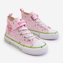 Sneakers a fantasia per bambini Big Star LL374051 Rosa 1