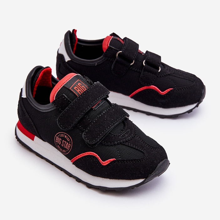 Sneakers da bambino Memory Foam System Big Star LL374179 Nere nero 1