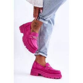 PS1 Mocassini senza lacci in camoscio da donna Rosa Pure Love 1