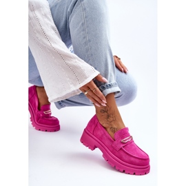 PS1 Mocassini senza lacci in camoscio da donna Rosa Pure Love 2