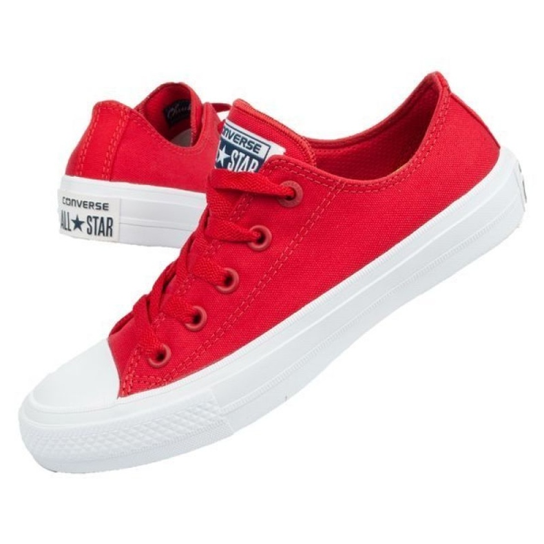 Scarpe da ginnastica Converse Ct Ii Ox 150151C, rosse rosso 1