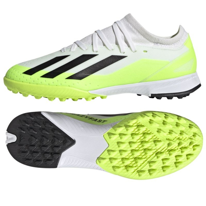 Scarpe da calcio Adidas X Crazyfast.3 Tf Jr IE1568 bianco bianco 1