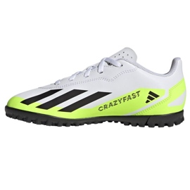 Scarpe da calcio Adidas X Crazyfast.4 Tf Jr IE4066 bianco bianco 1