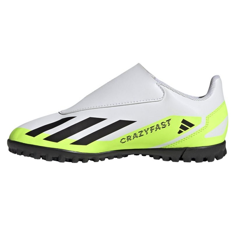 Scarpe da calcio Adidas X Crazyfast.4 Vel Tf Jr IE4060 bianco bianco 1
