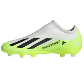 Scarpe adidas X CRAZYFAST.3 Ll Fg Jr ID9357 bianco bianco 1