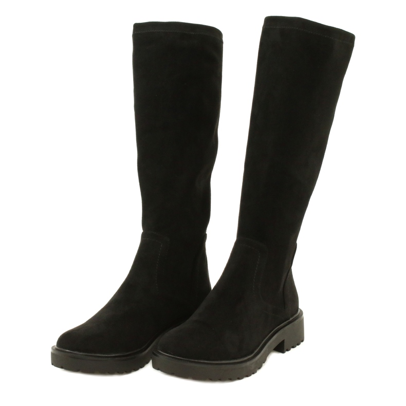 Caprice Kiss Boots 25606-41 044 Black Stretch nero 4