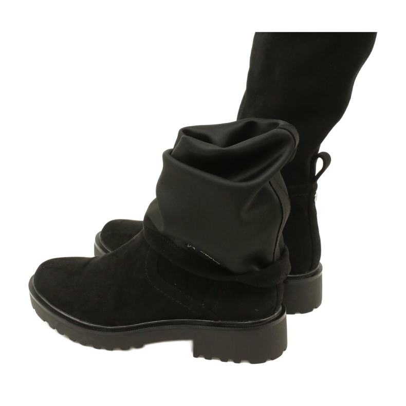 Caprice Kiss Boots 25606-41 044 Black Stretch nero 2