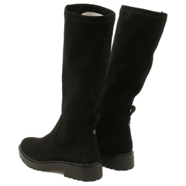 Caprice Kiss Boots 25606-41 044 Black Stretch nero 5