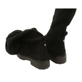 Caprice Kiss Boots 25606-41 044 Black Stretch nero 3