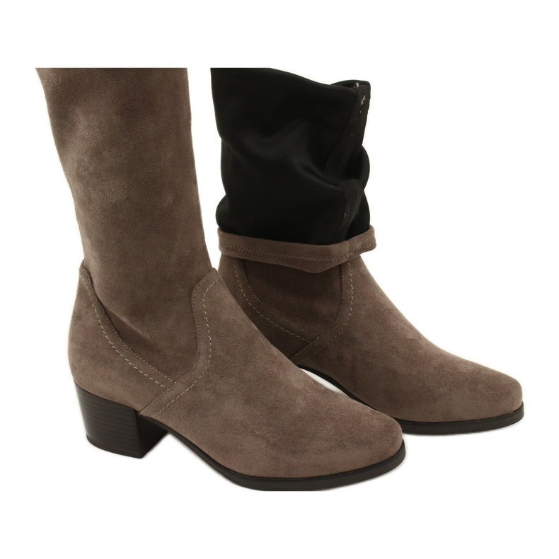 Stivali elasticizzati da caffè da donna Caprice 25506-41 306 marrone 6