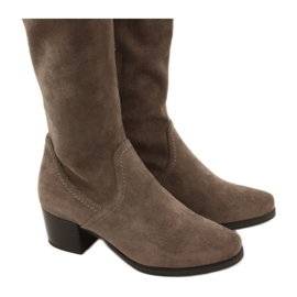 Stivali elasticizzati da caffè da donna Caprice 25506-41 306 marrone 5