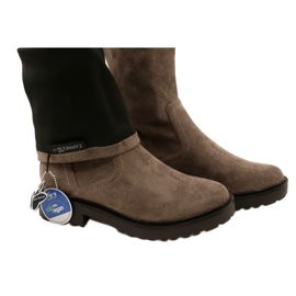 Stivali al ginocchio da donna Caprice 25606-41 306 Cafe Stretch marrone 5