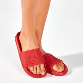 Ciabatte da spiaggia in gomma rossa Big Star DD274A270 rosse rosso 2