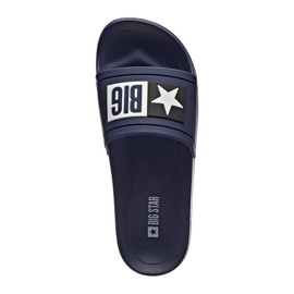 Ciabatte mare Big Star DD274A265 in gomma blu navy 1
