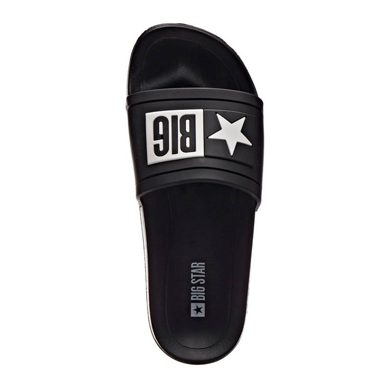 Ciabatte da spiaggia in gomma nera Big Star DD274A266 nero 1
