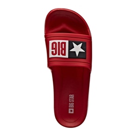 Ciabatte da spiaggia in gomma rossa Big Star DD274A267 rosse rosso 1