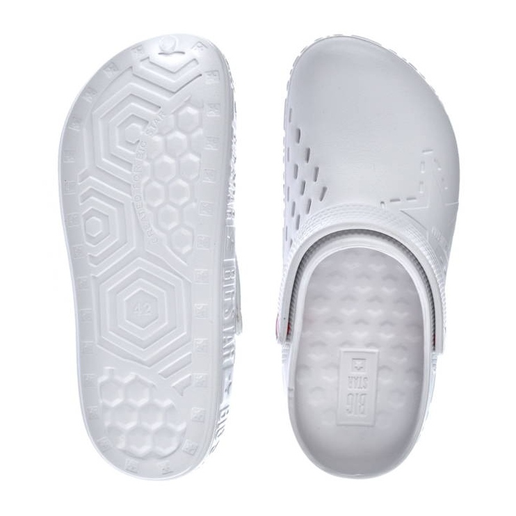 Ciabatte da uomo kroks bianche Big Star II175003 bianco 1