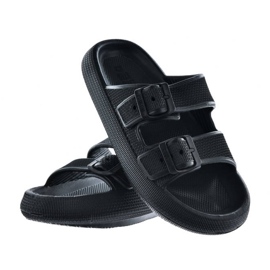 Pantofole sportive nere regolabili Big Star LL274615 nero 2