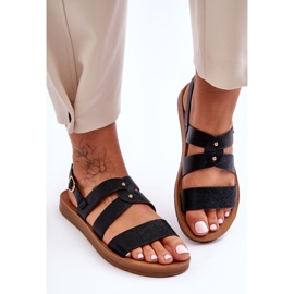 PG1 Sandali lucidi da donna Catalia neri nero 2