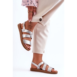 PG1 Sandali Glitter da Donna Argento Catalia d'argento 2