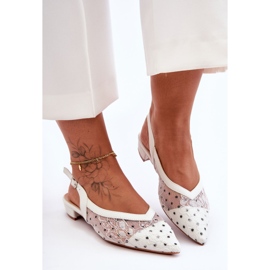 PG1 Ballerine a pois da donna bianche Adore bianca 2