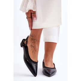 PG1 Ballerine In Pelle Con Borchie Laroshe Nere nero 1