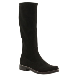 Stivali da donna Over the Knee Stretch Black Caprice 25510-41 044 nero 4