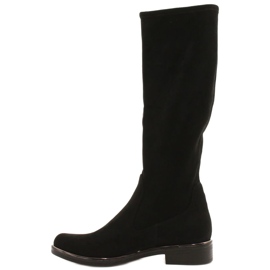 Stivali da donna Over the Knee Stretch Black Caprice 25510-41 044 nero 5